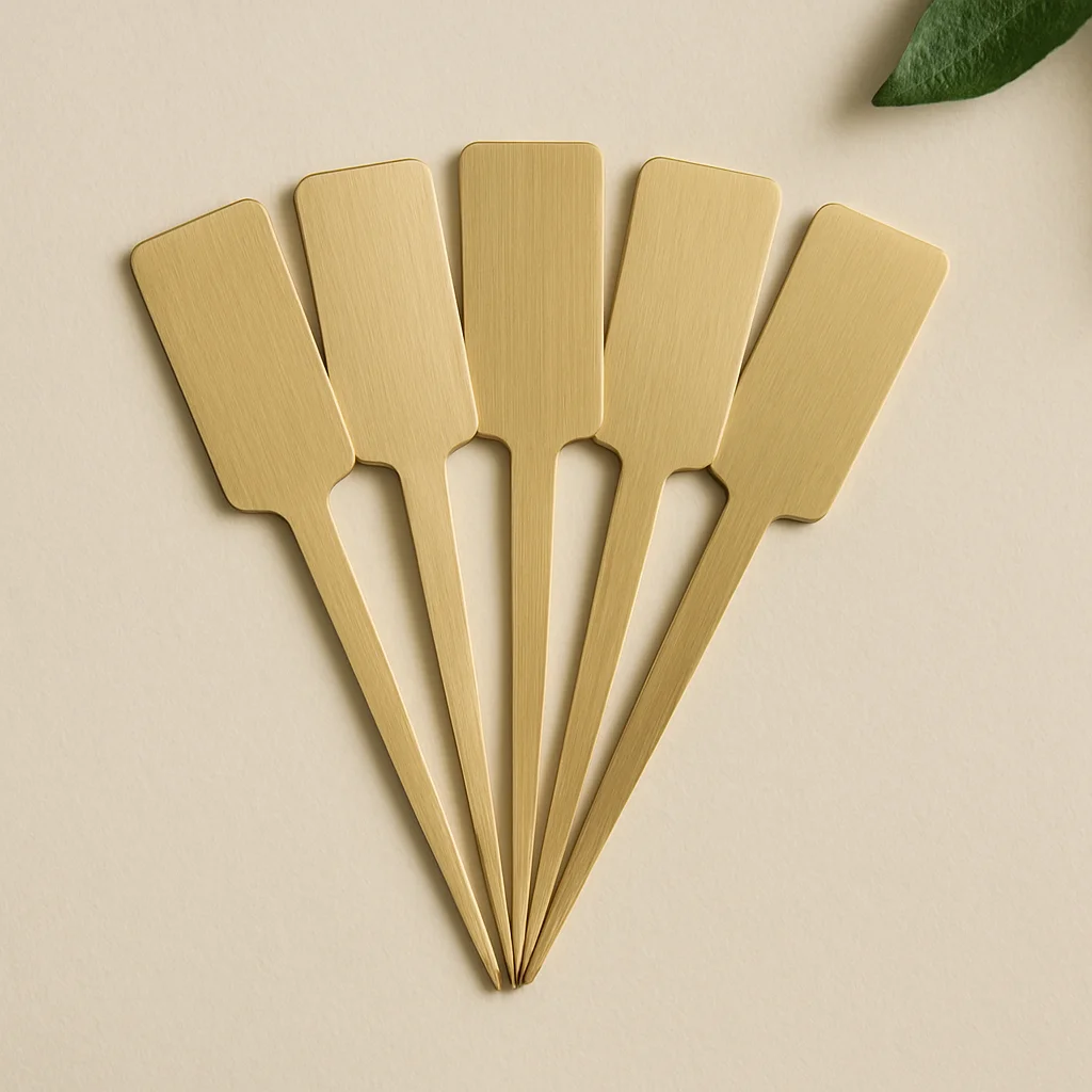 Brass Garden Markers